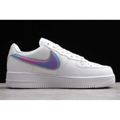 Nike Air Force 1 Low Oversized Swoosh Beyaz / Mavi Kaykay Ayakkabı Türkiye - DX4M2XY3